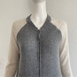 27 miles malibu bomber-style cashmere cardigan